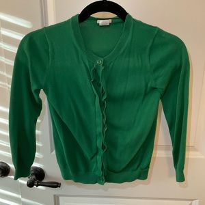 Crewcuts Girls Ruffle Cardigan